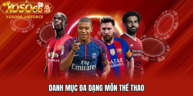 Danh mục đa dạng môn thể thao